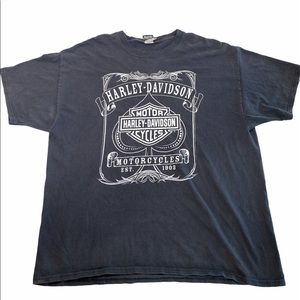Harley Davidson Whiskey logo t shirt